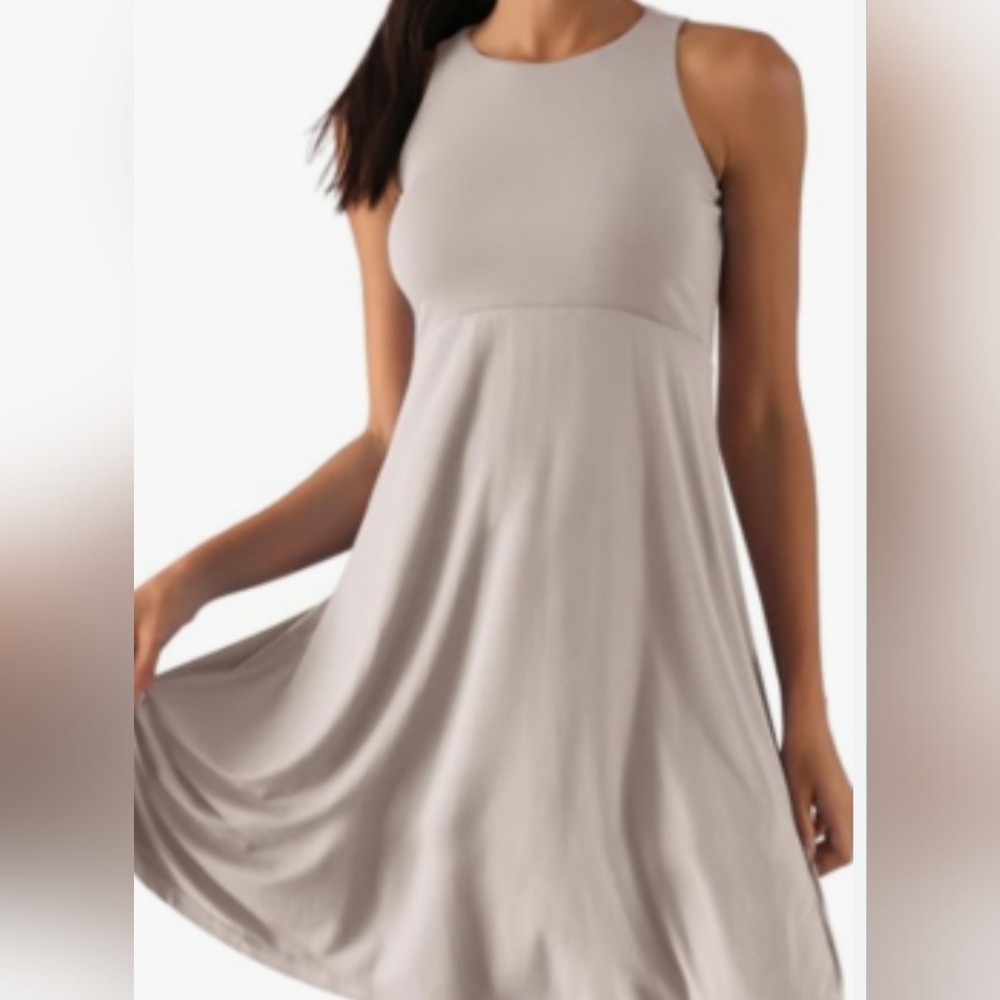 Taupe Mini Tank Dress